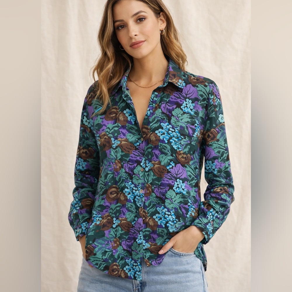 EVIDENCE Silk Button Shirt